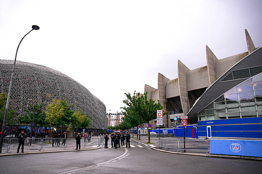 Vue générale du Parc des Princes lors d’un match du PSG.
